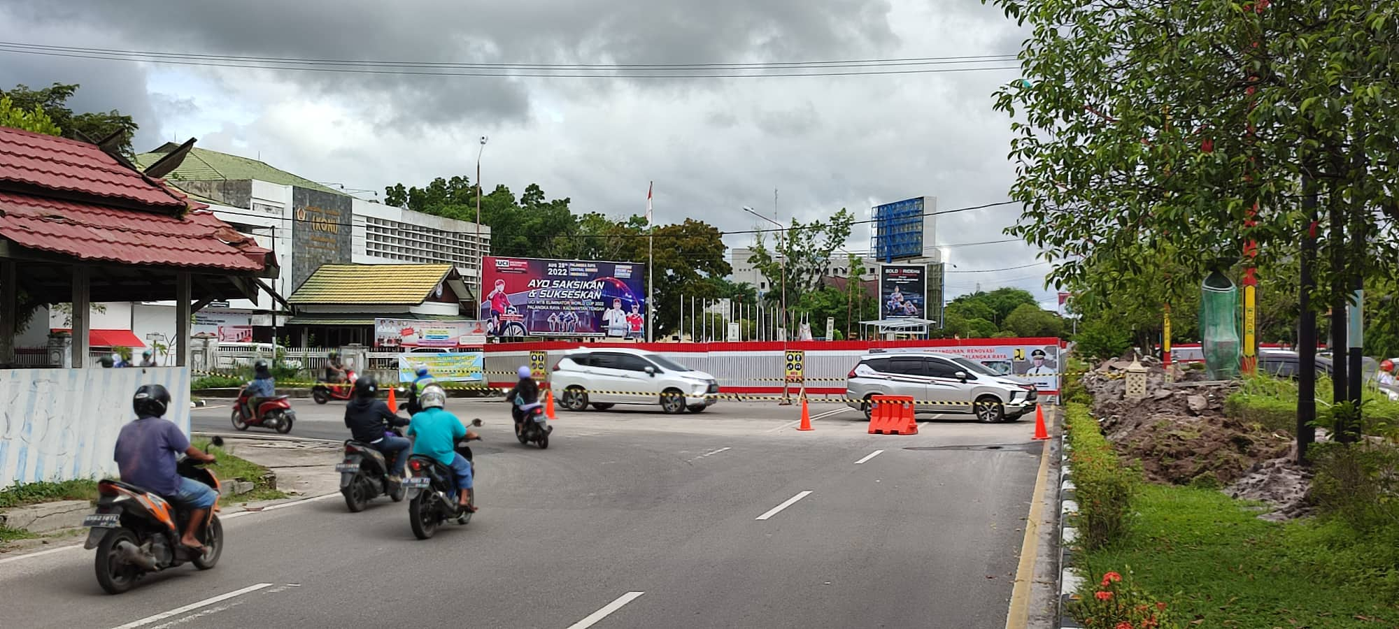 Palangkaraya,bundaran besar,jalur,bundaran besar palangka raya