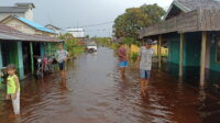 banjir di Sukamara,Kecamatan Jelai