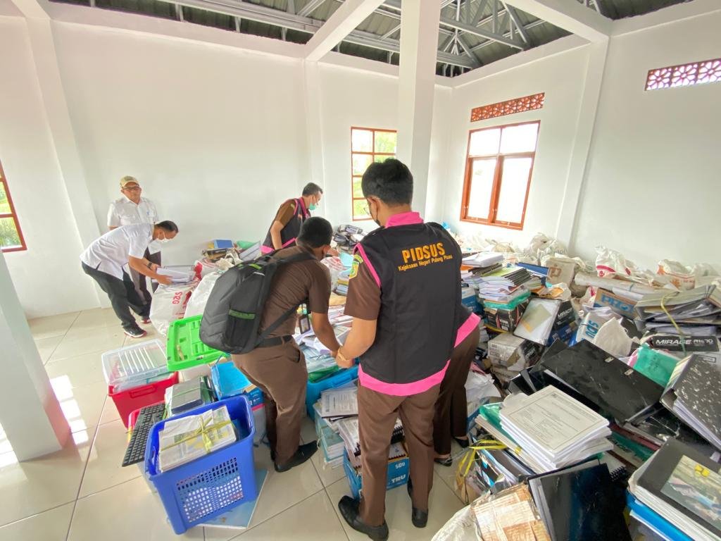 kejari pulang pisau,Jalan permukiman kumuh di Kahayan Hilir Kabupaten Pulang Pisau