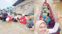 salurkan bantuan banjir