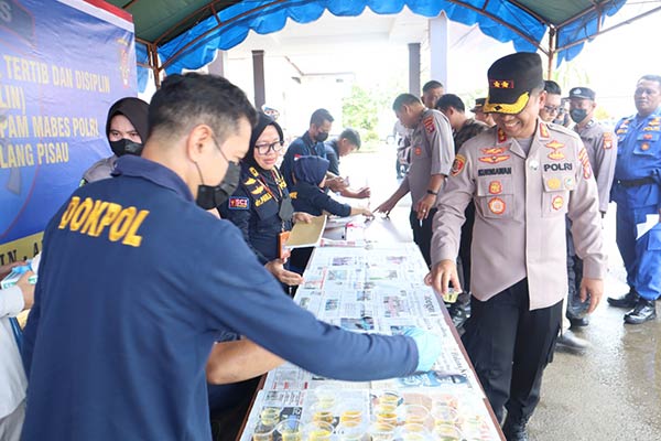 tes urine polres pulpis