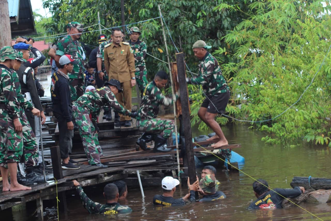 TMMD-115 Palangkaraya,Mabes TNI AD,Mayjen TNI Bambang Supardi,selaku Pa Sahli Tk III Kasad Bidang Ekkudag