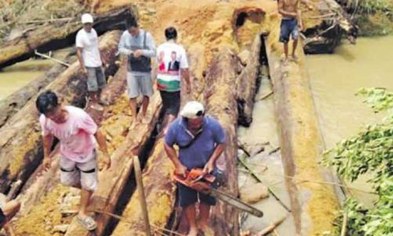 jembatan runtuh karena banjir