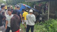 trans Kalimantan kilometer 3,5 Desa Anjir Mambulau Barat Kecamatan Kapuas Timur,lakalantas