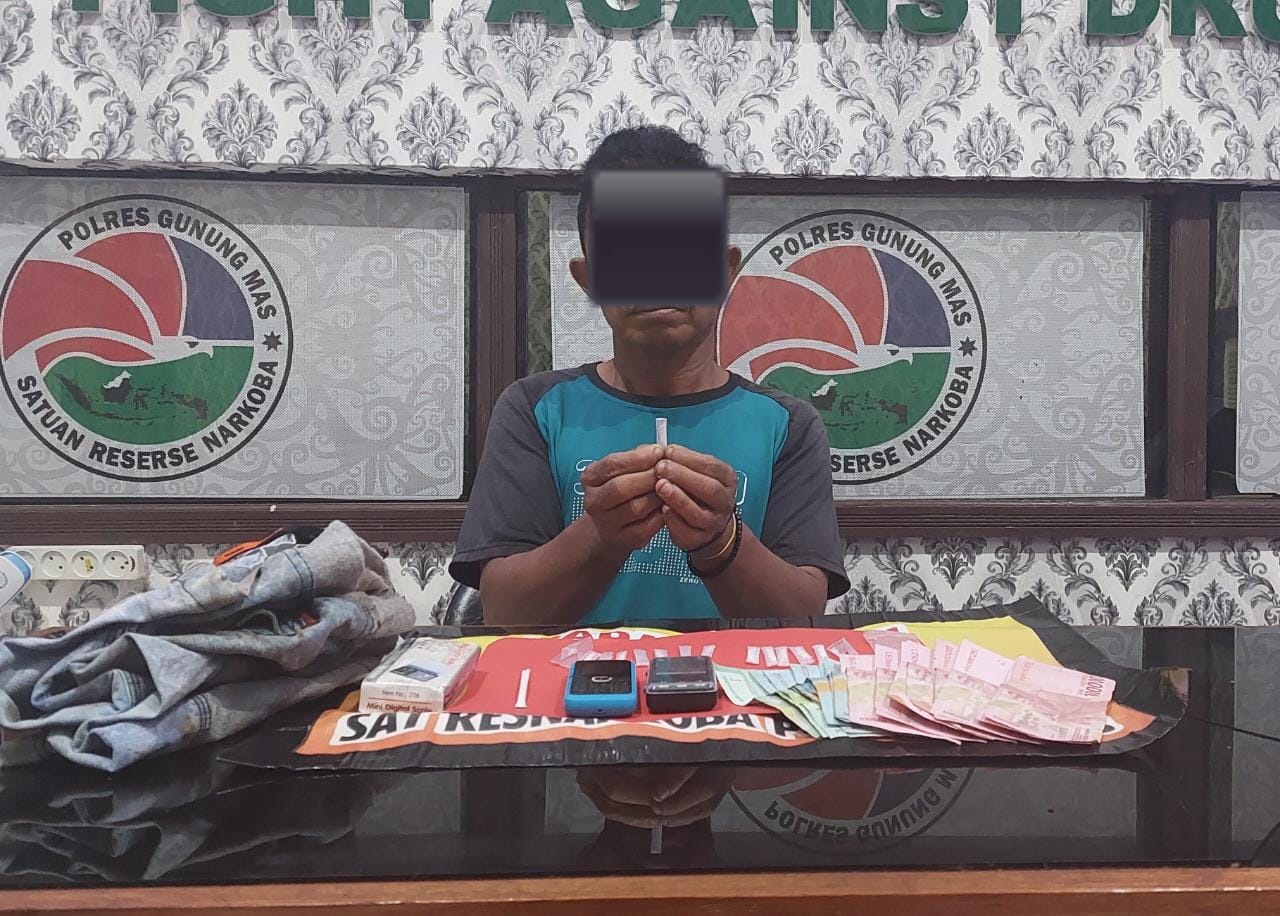 Polres Gunung Mas,Kecamatan Tewah,Pengedar Sabu