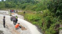 Polres Gunung Mas,alan lintas Desa Tumbang Hakau dan Pilang Munduk,Kecamatan Kurun