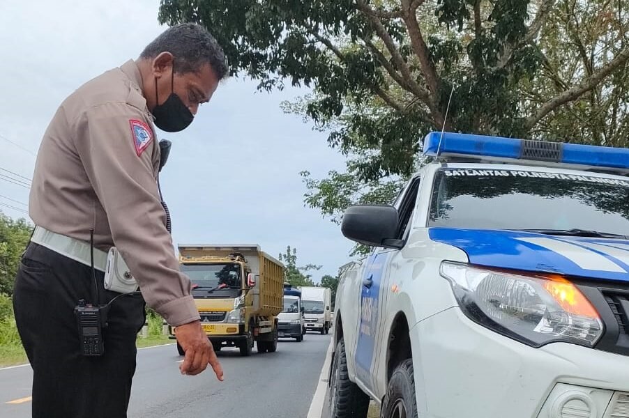 Anggota Satlantas Polresta Palangkaraya