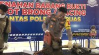 Polres Kapuas,Satlantas Polres Kapuas,Knalpot Brong,pemusnahan