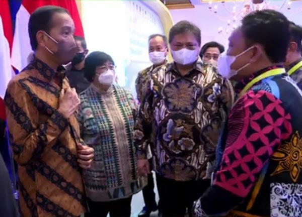 wagub kalteng bertemu presiden