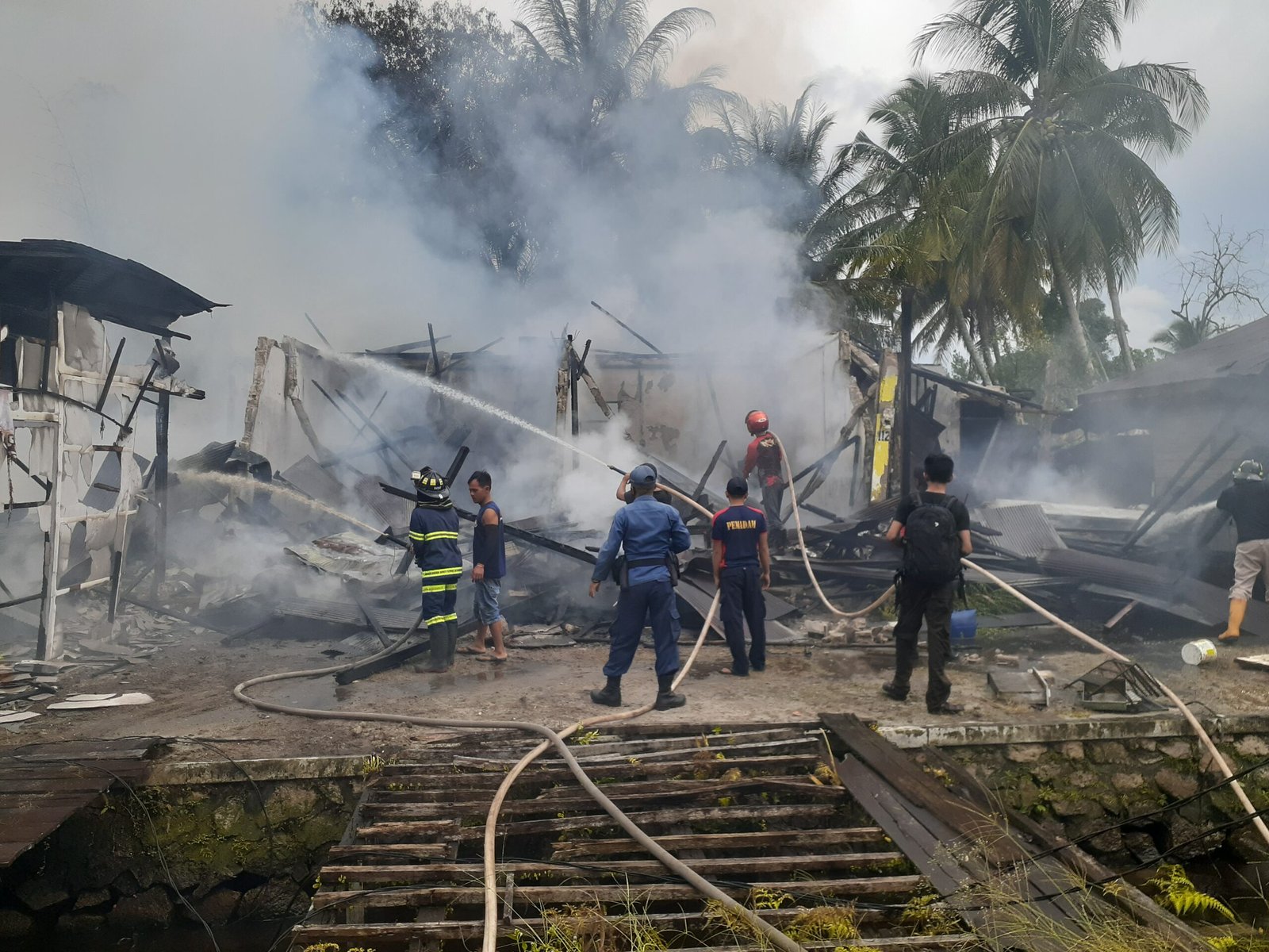 kebakaran,palangkaraya,Jalan Garuda Induk Kota