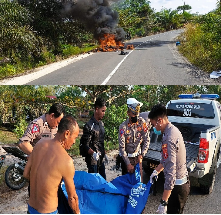 korban laka tewas terbakar