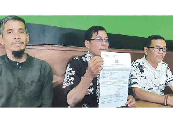 laporkan ketua harian dad kotim