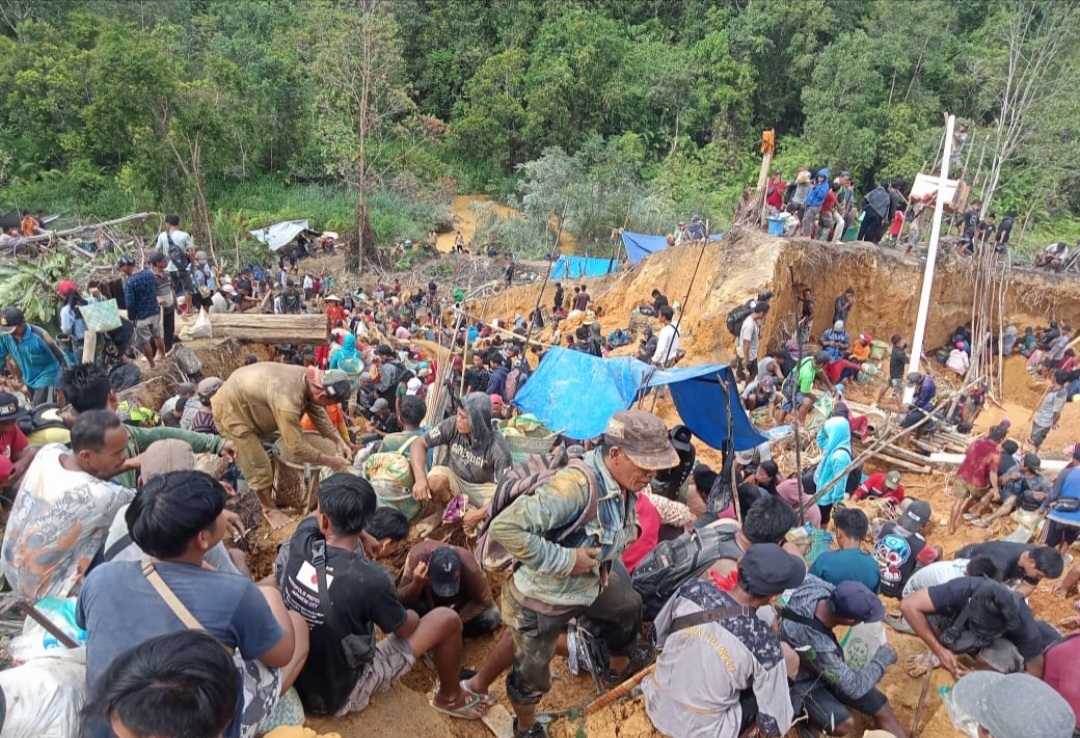 kapolres gunung mas,batu mengandung emas,Desa Sumur Mas Kecamatan Tewah