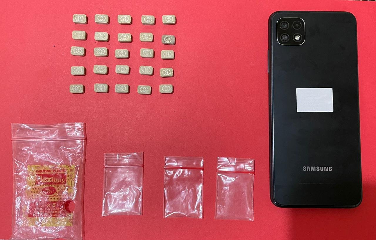 Mapolresta Palangkaraya,ekstasi,narkoba