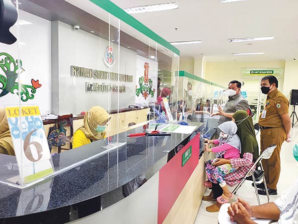 pantau pelayanan rsud murjani sampit