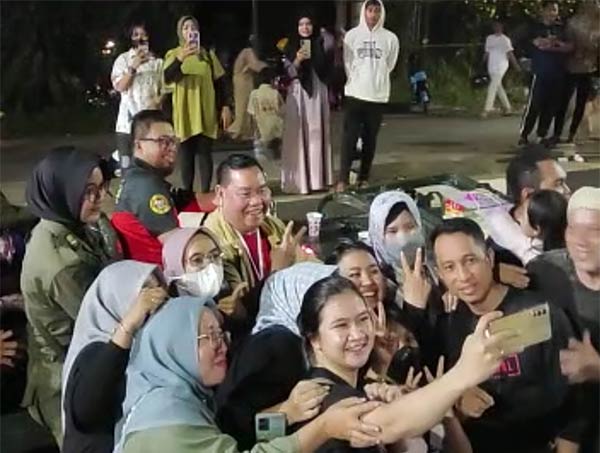 selfie terowongan nur mentaya