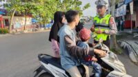 tegur pengendara