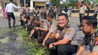 upacara naik pangkat polres kotim