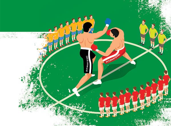 ilustrasi konflik koni kalteng