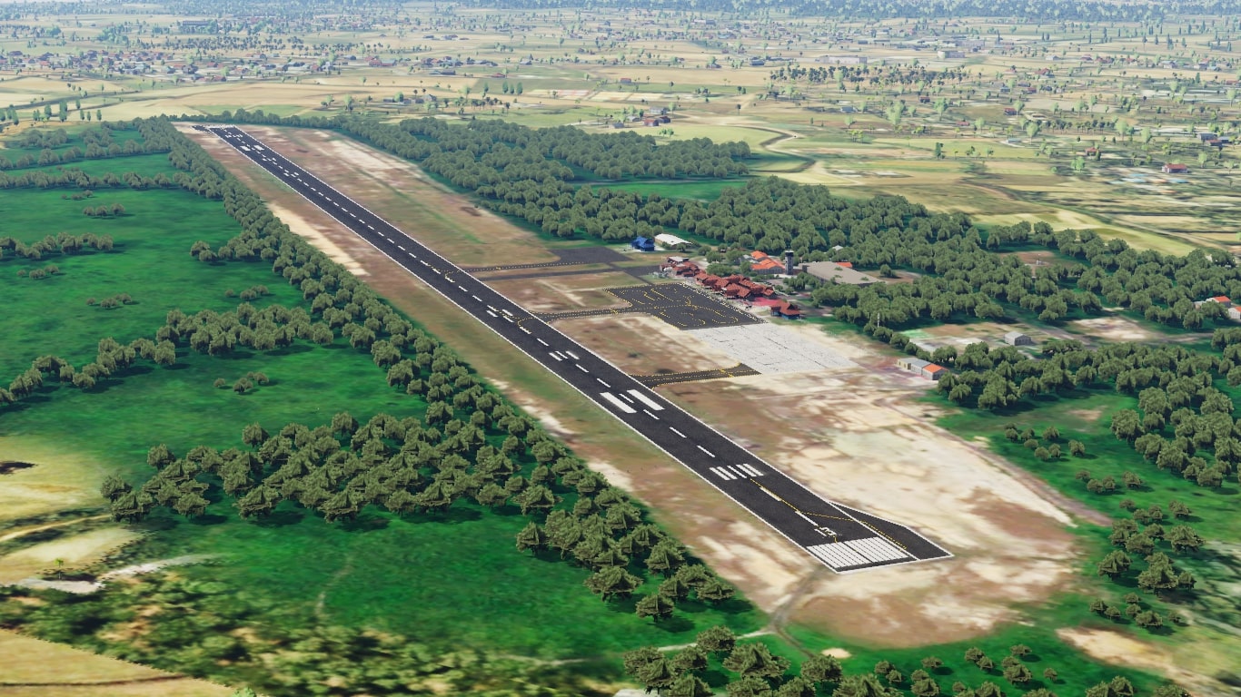 landasan bandara iskandar