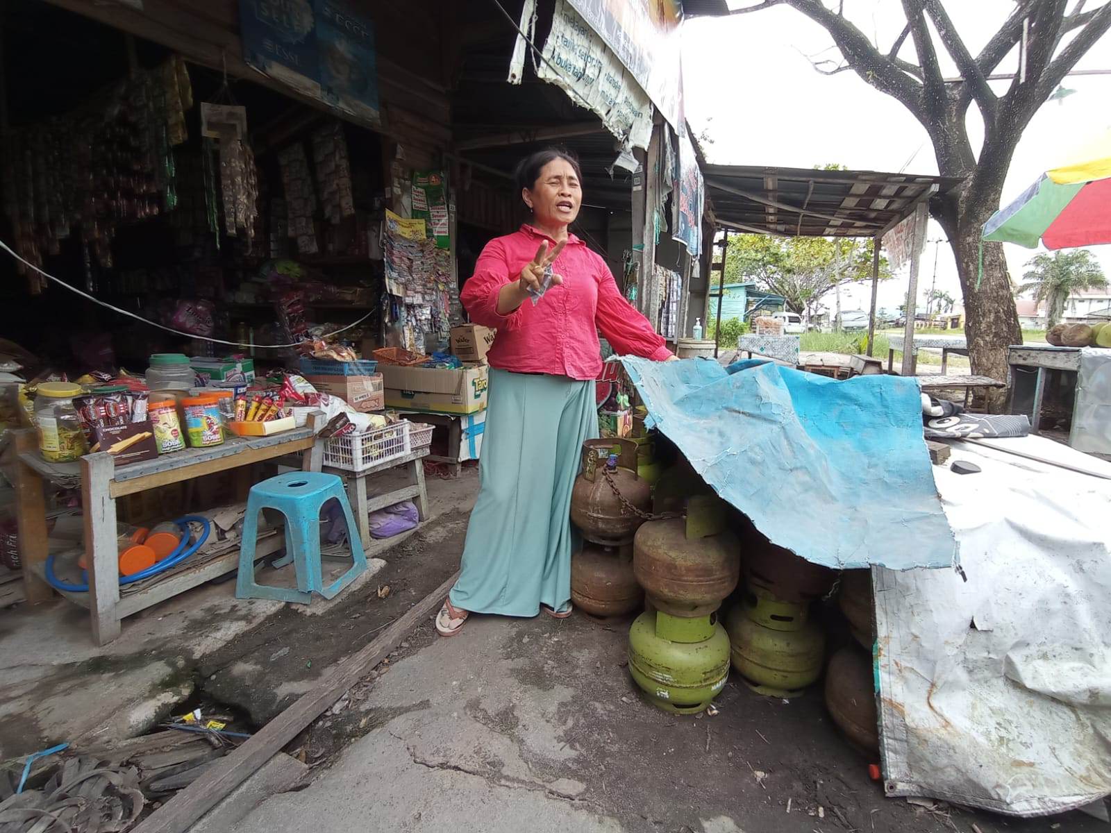 maling bobol warung