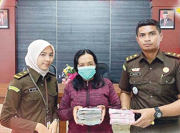 pengembalian uang korupsi