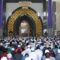 Jamaah Salat Jumat pertama di Masjid Kubah Kecubung Palangkaraya, (17/3).(istimewa)
