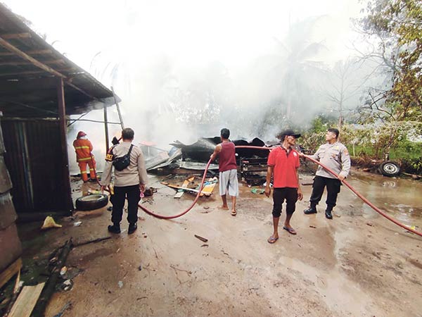 kebakaran gudang