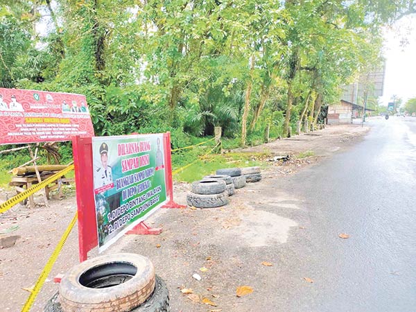 larangan buang sampah