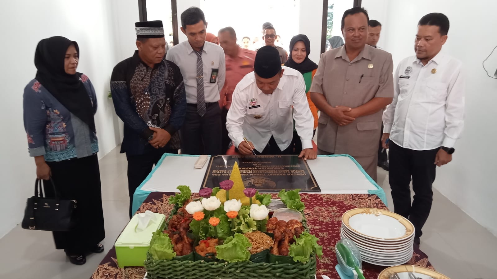 peresmian gedung bappeda