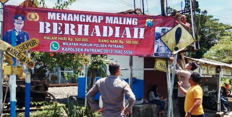 tangkap maling hadiah uang