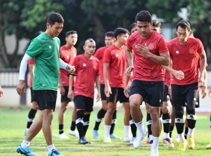 Timnas Indonesia saat menggelar latihan (int)