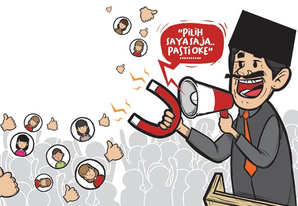 ilustrasi caleg