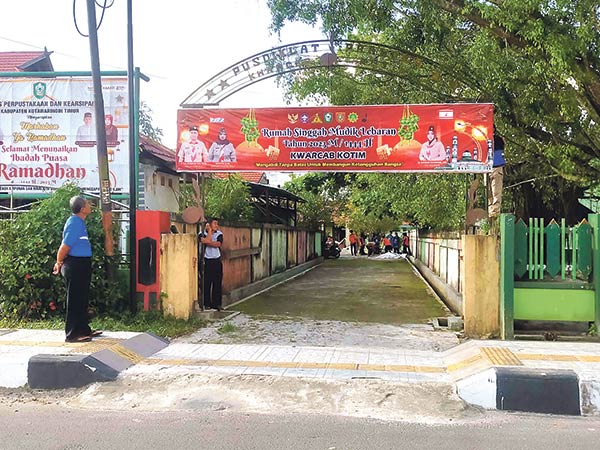 rumah singgah pemudik sampit