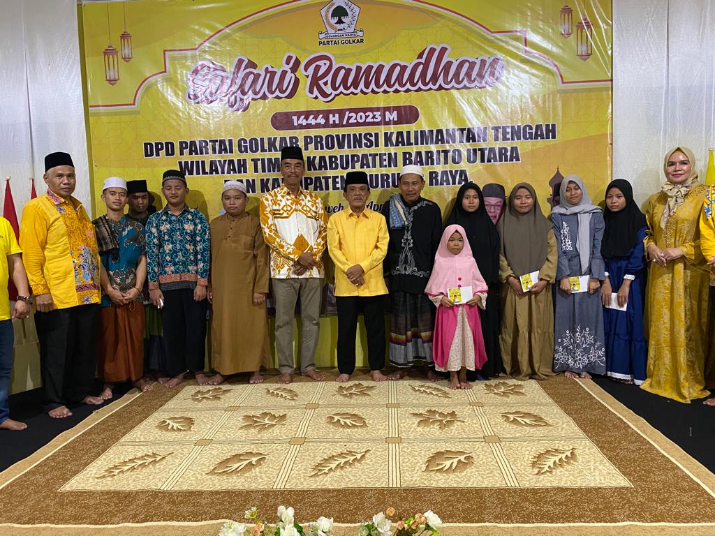 Kegiatan Buka puasa pengurus DPD Partai Golkar Kalteng bersama pengurus DPD Barito Utara dan Murung Raya, Senin (10/4). (yusho/radarsampit