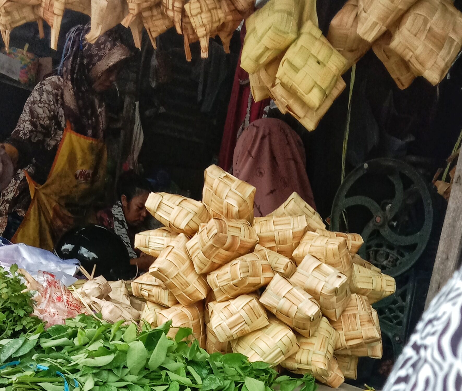 Salah satu kios pedagang di Pasar Keramat Kecamatan Baamang Sampit