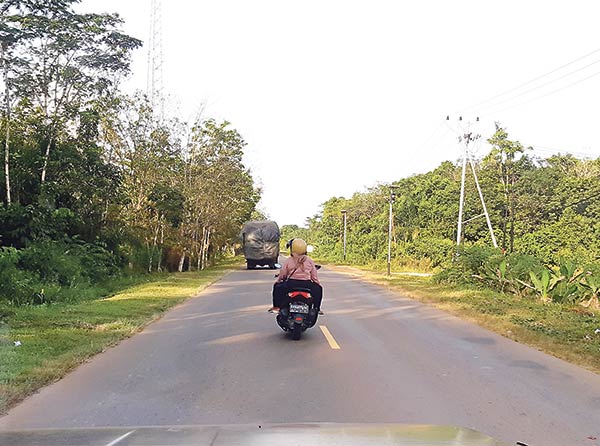 jalur rawan luwuk bunter