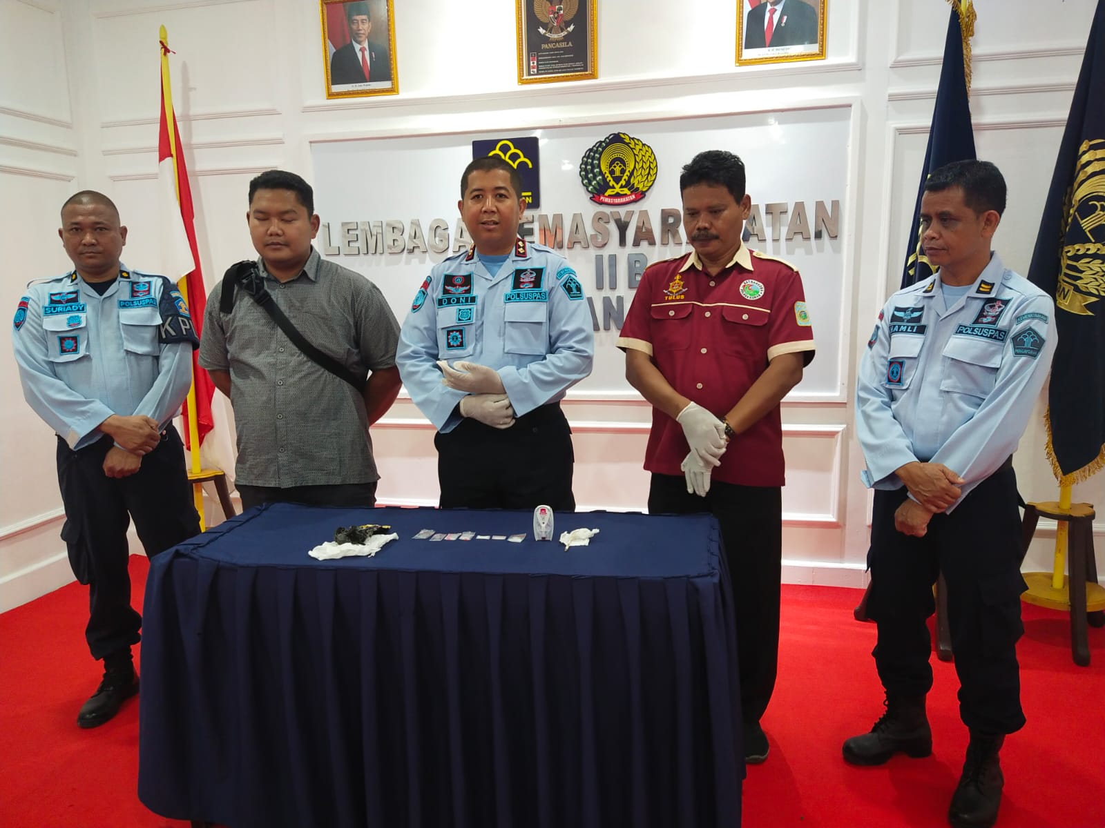keterangan pers sabu lapas