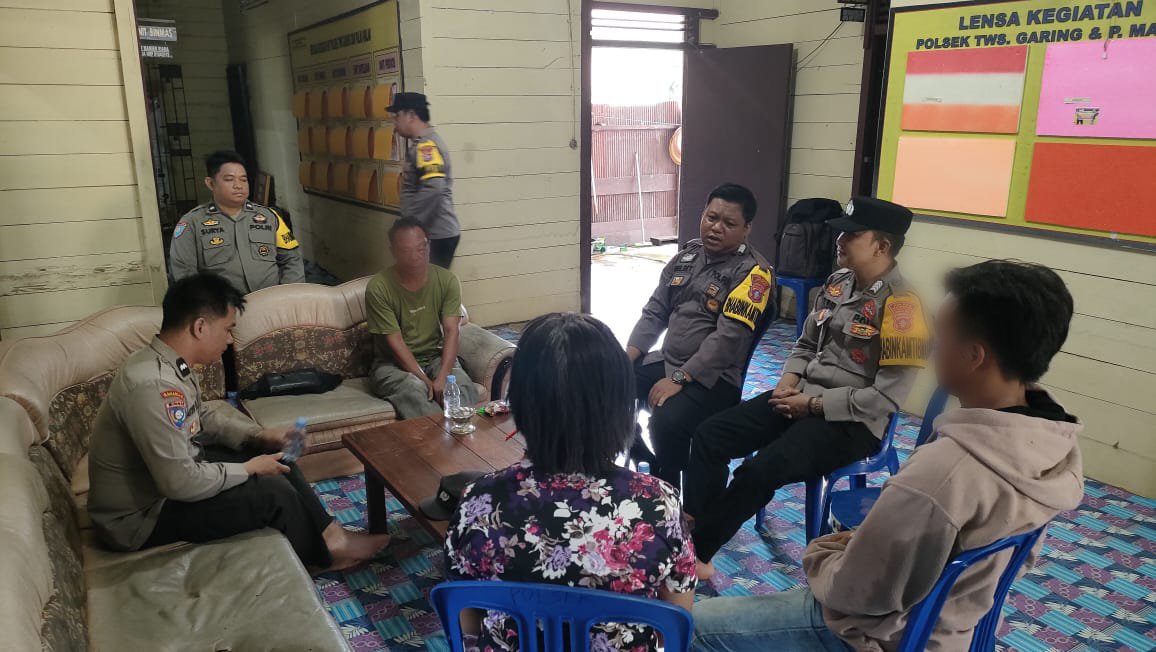 Mediasi konflik dalam satu keluarga di Polsek Tewang Sanggalang Garing dan Pulau Malan