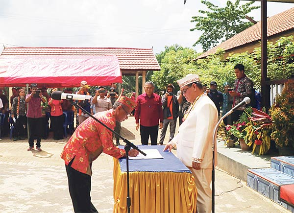 pelantikan damang