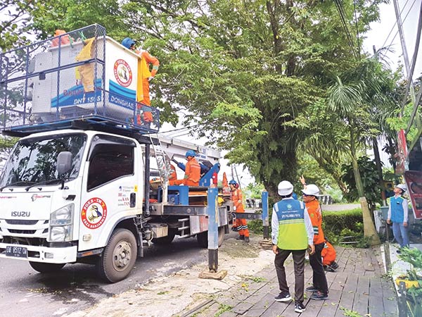 pemeliharaan jaringan pln bakti karya pdkb (hgn) 2 (pasang gede)