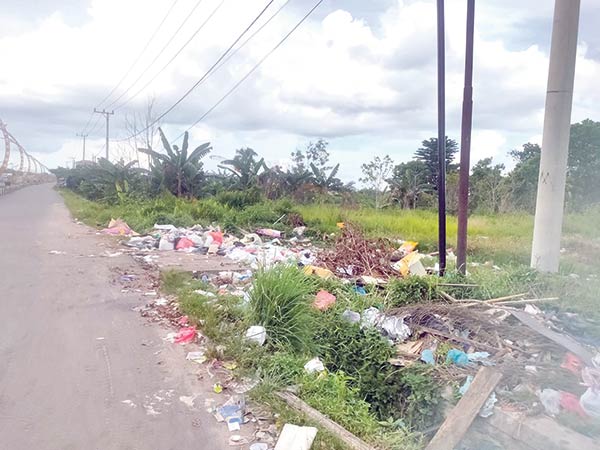 sampah terowongan