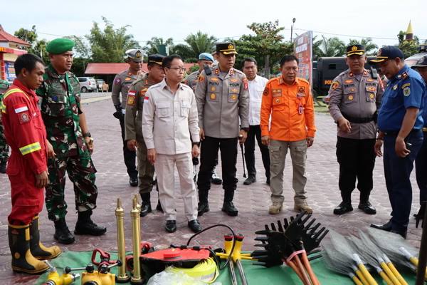 Cek peralatan dan sarana prasarana penanggulangan Karhutla di Kabupaten Katingan