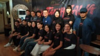Para pemain film Horo Paku Tanah Jawa saat menggelar konferensi pers
