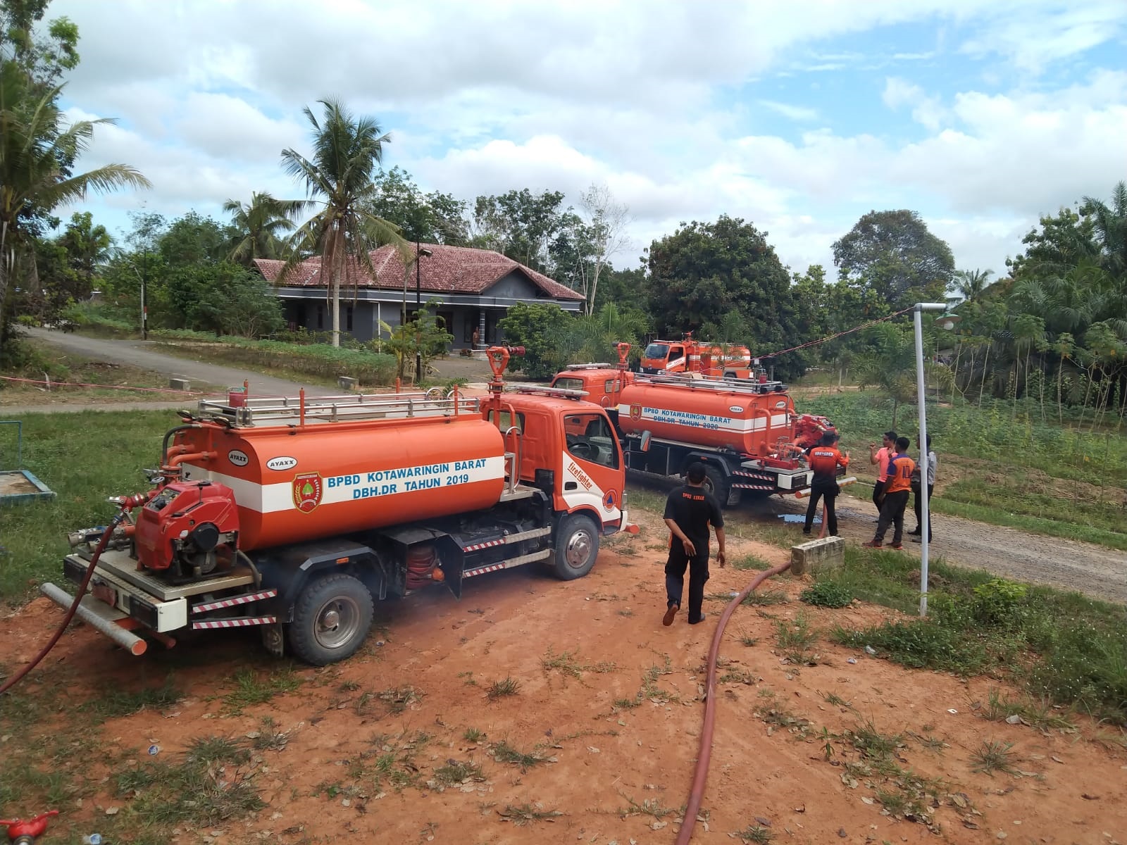 kirim bantuan air bersih