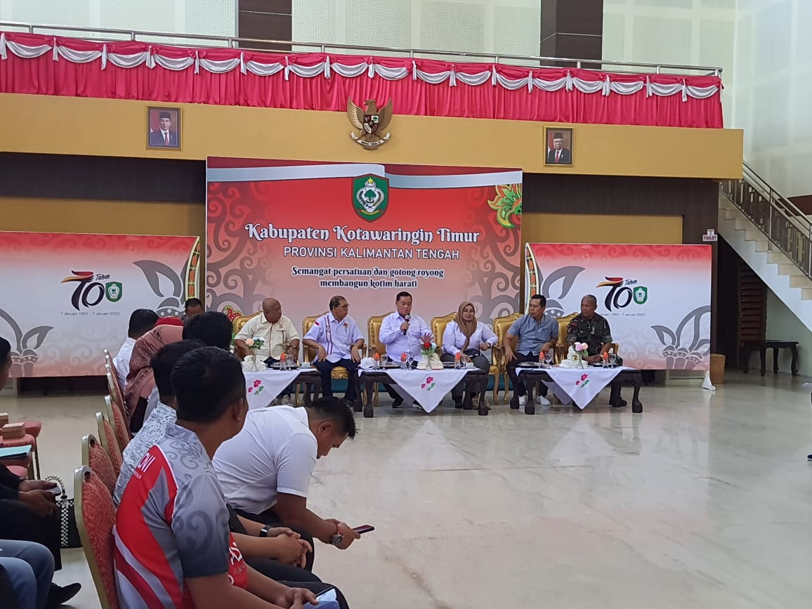 rapat panitia porprov di rujab bupati kotim (hgn) 2