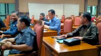 Sejumlah anggota DPRD Kotim ketika mengikuti pembahasan salah satu raperda
