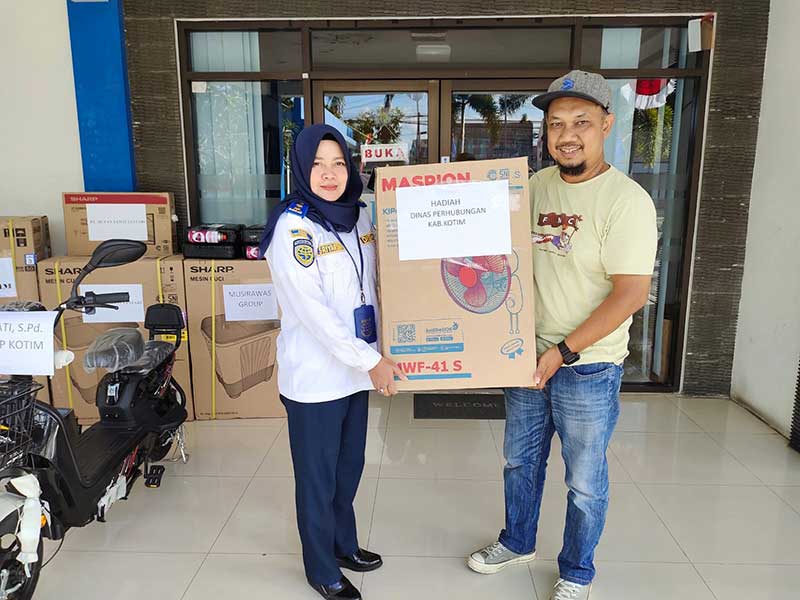 hadiah gowes dari dinas perhubungan