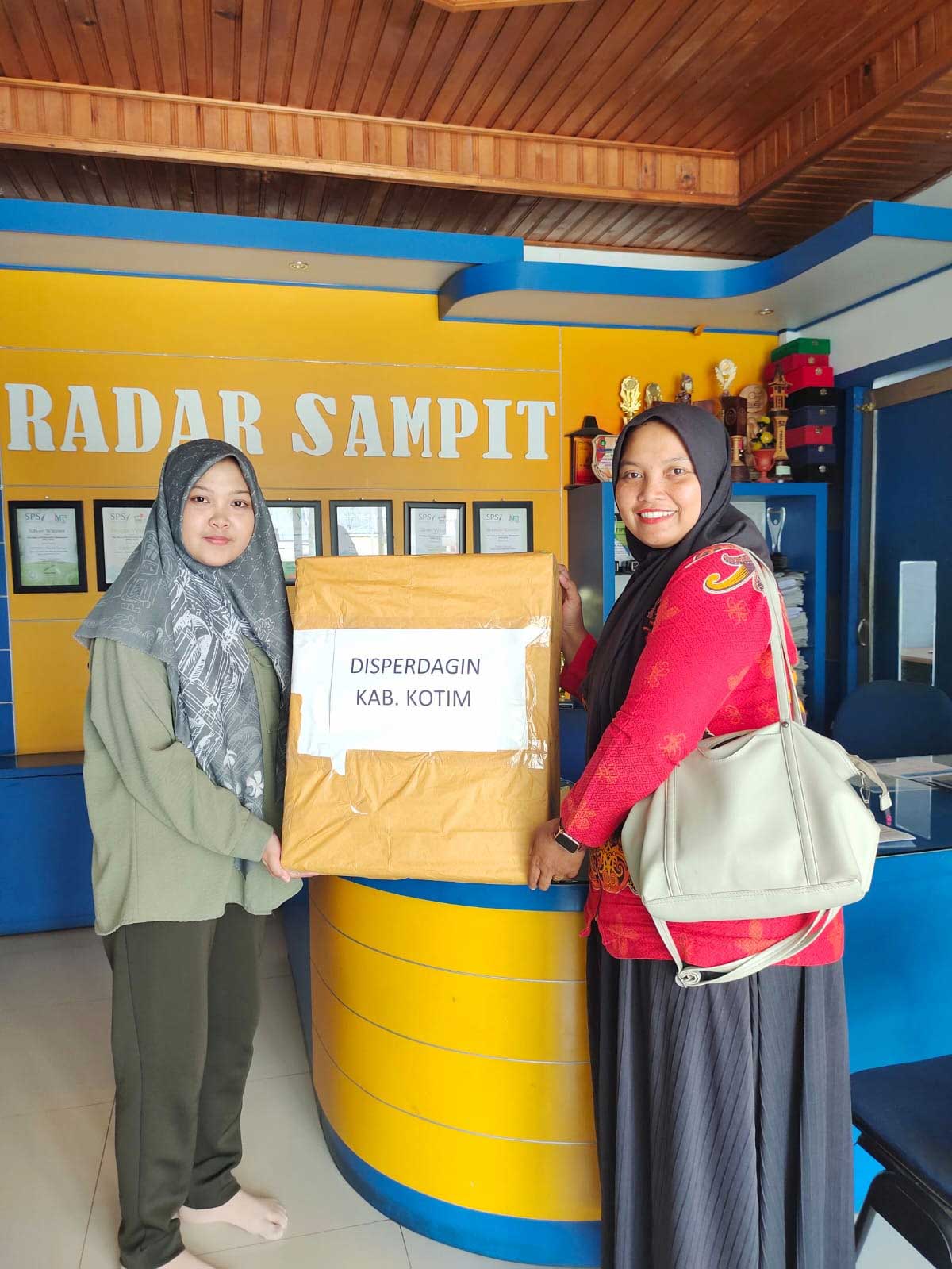 hadiah gowes dari disperagin kotim