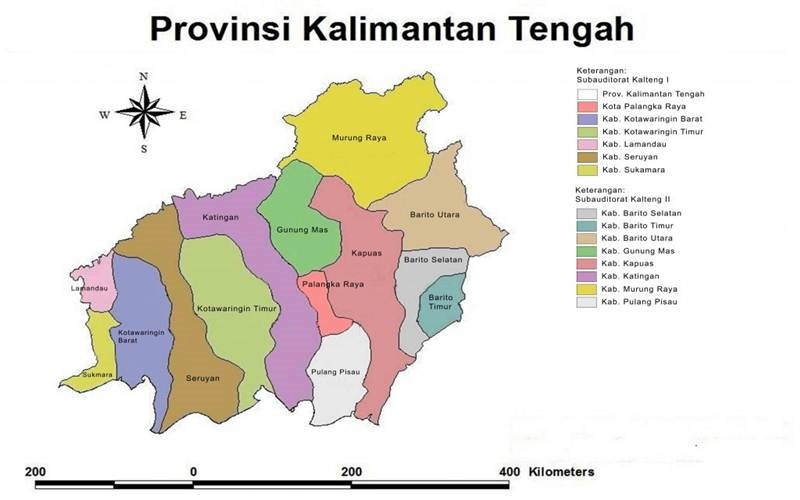 peta kalteng